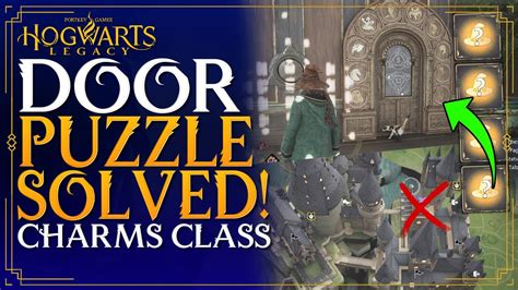 hogwarts legacy charms door puzzle|How to Do the Charms Classroom Door Puzzle in。